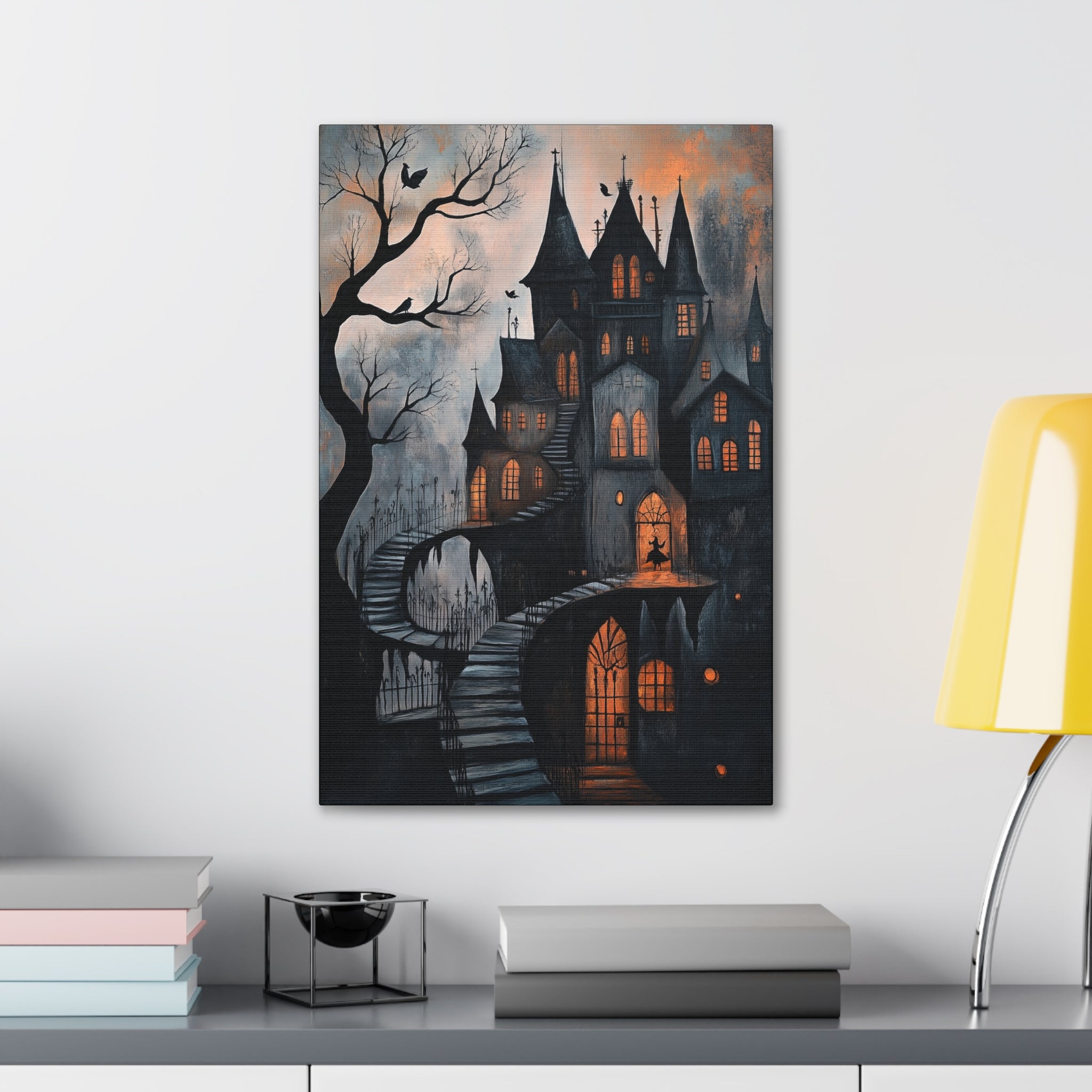 Shadow Town Canvas Print