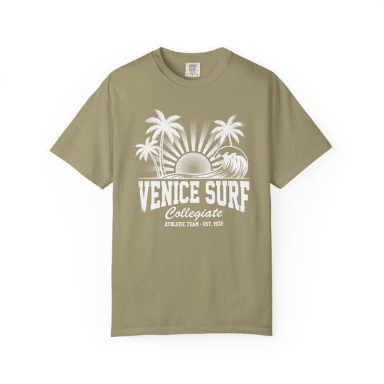 Venice Surf Sunset Beach Womens L'Atomique Relaxed Fit Comfort Colors Graphic Tee