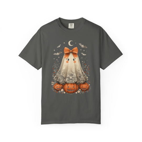 Lace Ghost Pumpkin Patch Womens WUNDERLAND Backyard Dept Halloween Booteek Short Sleeve Tee