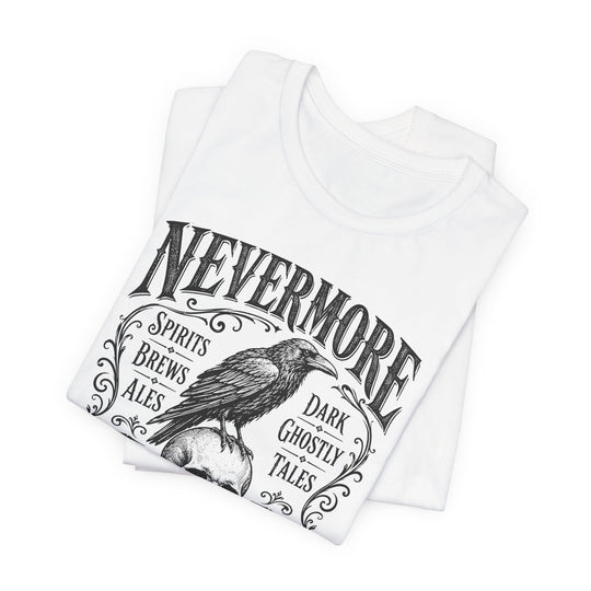 Nevermore Tavern Raven &amp; Skull Gothic Pub Men&