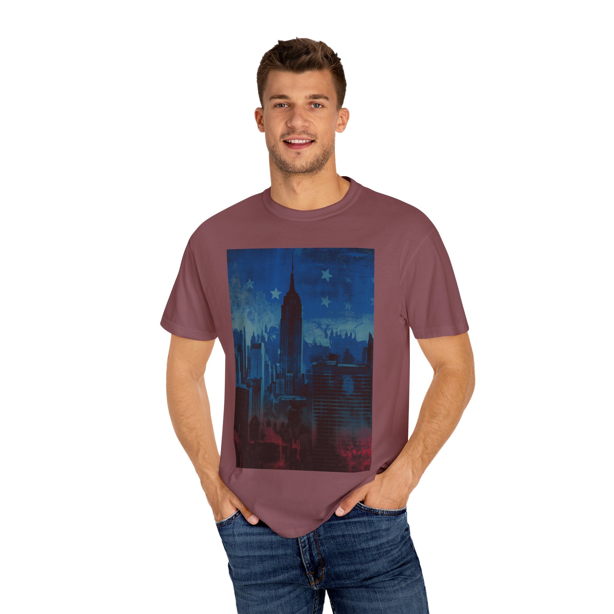 NYC USA Mens WUNDERLAND Short Sleeve Tee