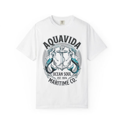 Ocean Soul Maritime Co. Mens AQUA VIDA Short Sleeve Tee