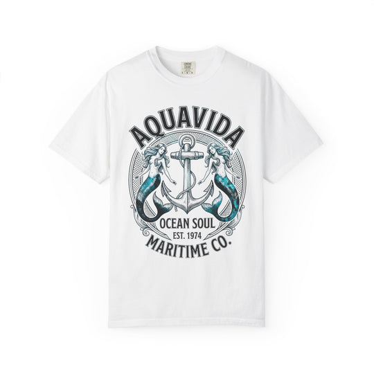 Ocean Soul Maritime Co. Mens AQUA VIDA Short Sleeve Tee