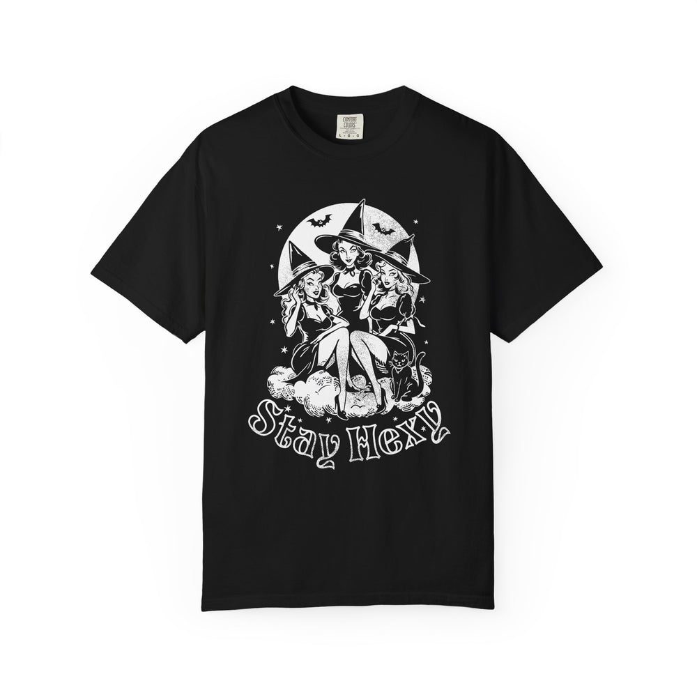 Stay Hexy Womens WUNDERLAND Backyard Dept Halloween Booteek Short Sleeve Tee