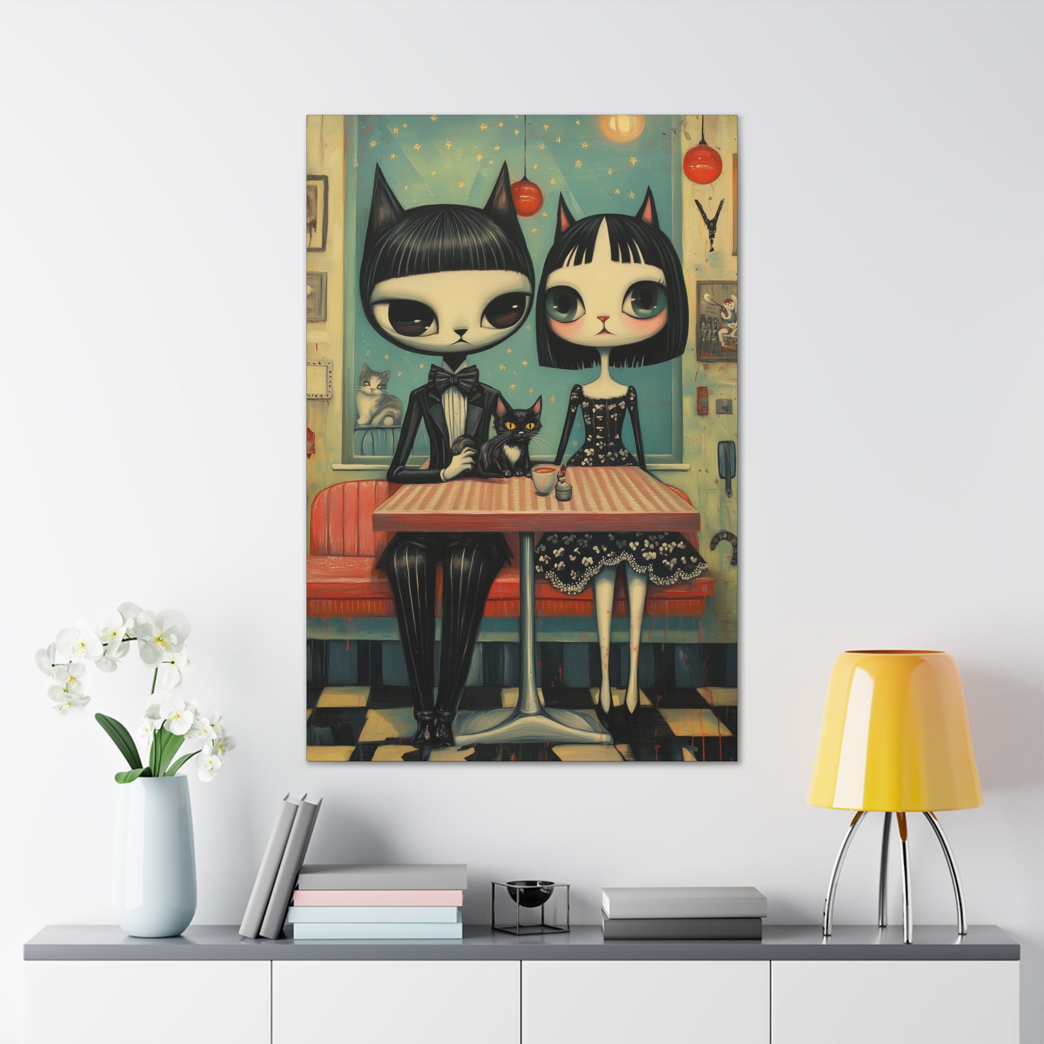 The Nite Diner Canvas Print