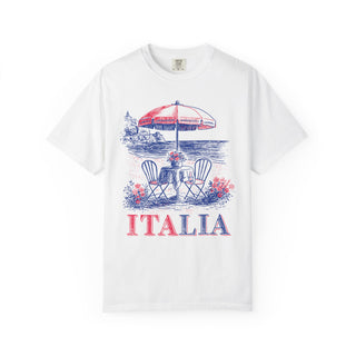 Italia Summer Holiday Womens L'Atomique Relaxed Fit Comfort Colors Graphic Tee
