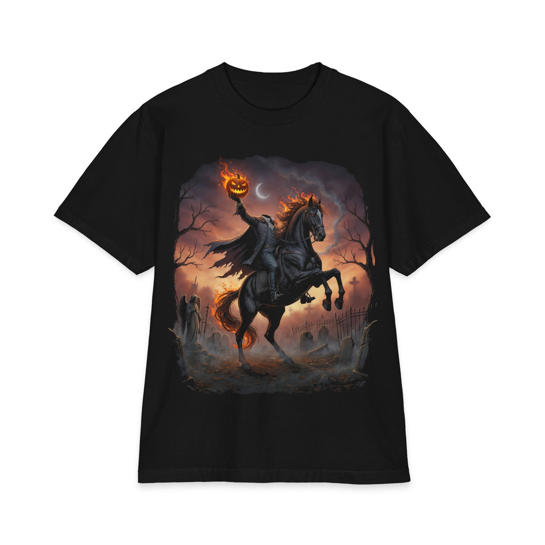 Headless Horseman Heavyweight Boxy Fit Halloween Tee