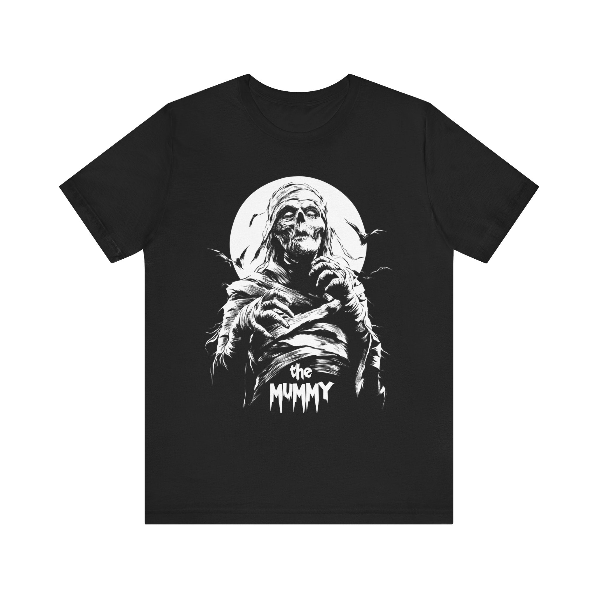 The Mummy White Print Mens Halloween Booteek Jersey Short Sleeve Tee