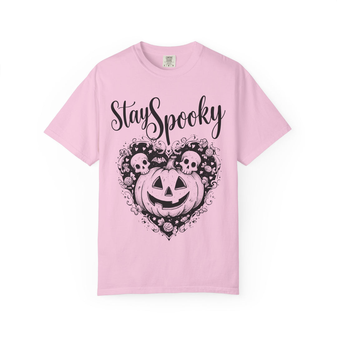 Stay Spooky Womens WUNDERLAND Backyard Dept Halloween Booteek Short Sleeve Tee