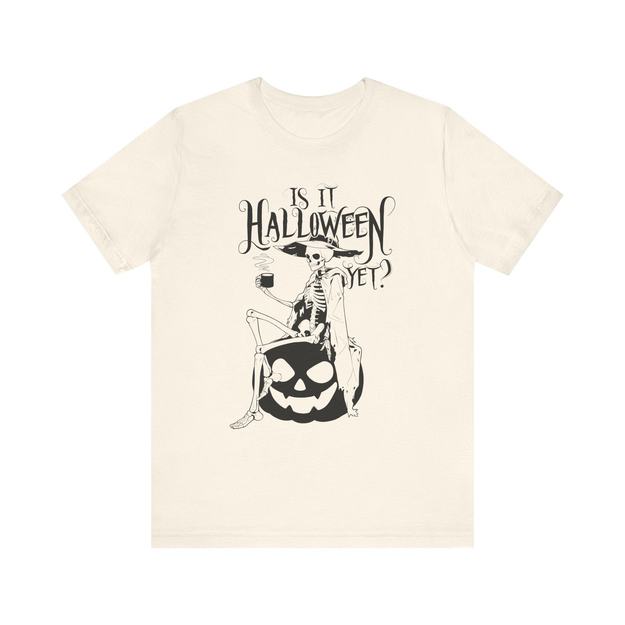 Is It Halloween Yet Witch Pumpkin Womens Halloween Booteek Jersey Short Sleeve Tee