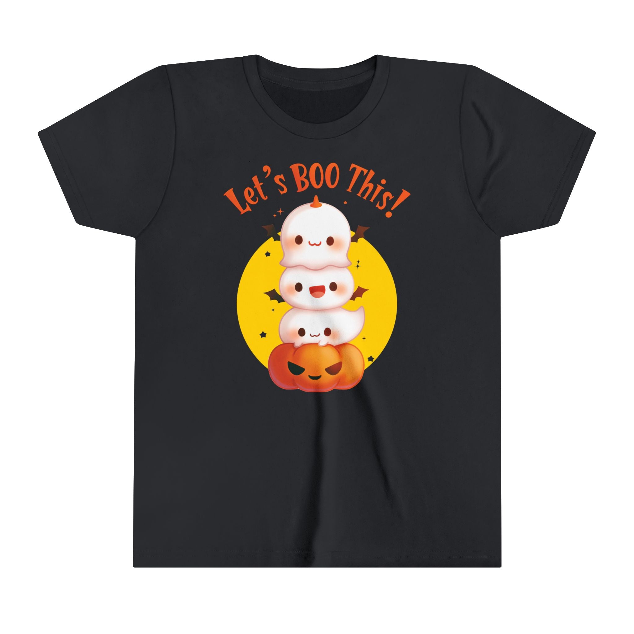 Let's Boo This! Girls Halloween Short Sleeve Tee