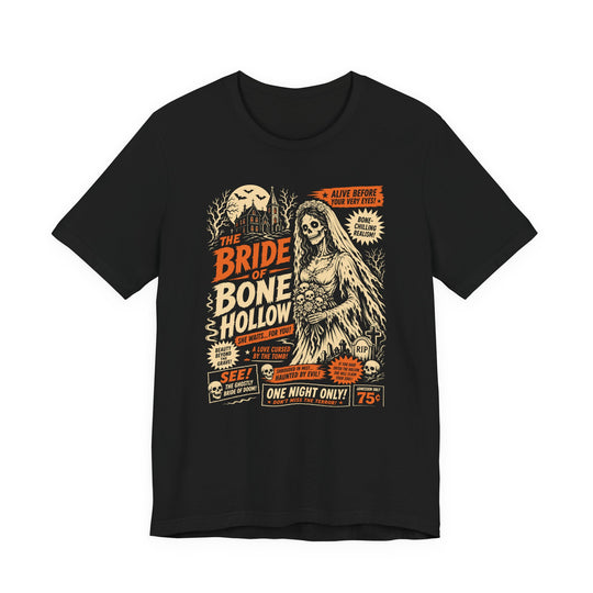 Bride of Bone Hollow Retro Horror Poster Men&