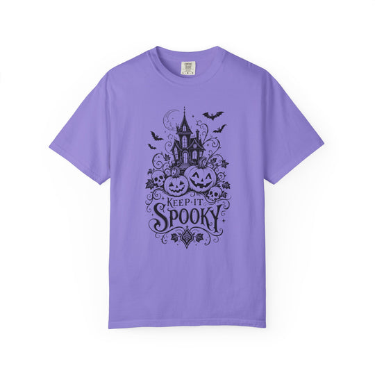 Keep It Spooky Haunted House Womens WUNDERLAND Halloween Booteek Short Sleeve Tee