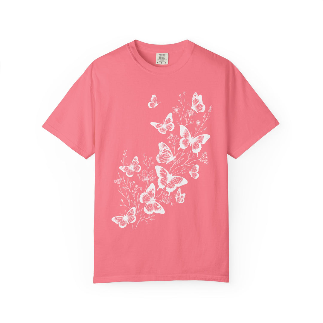 Butterfly Bouquet Womens L'Atomique Relaxed Fit Comfort Colors Graphic Tee