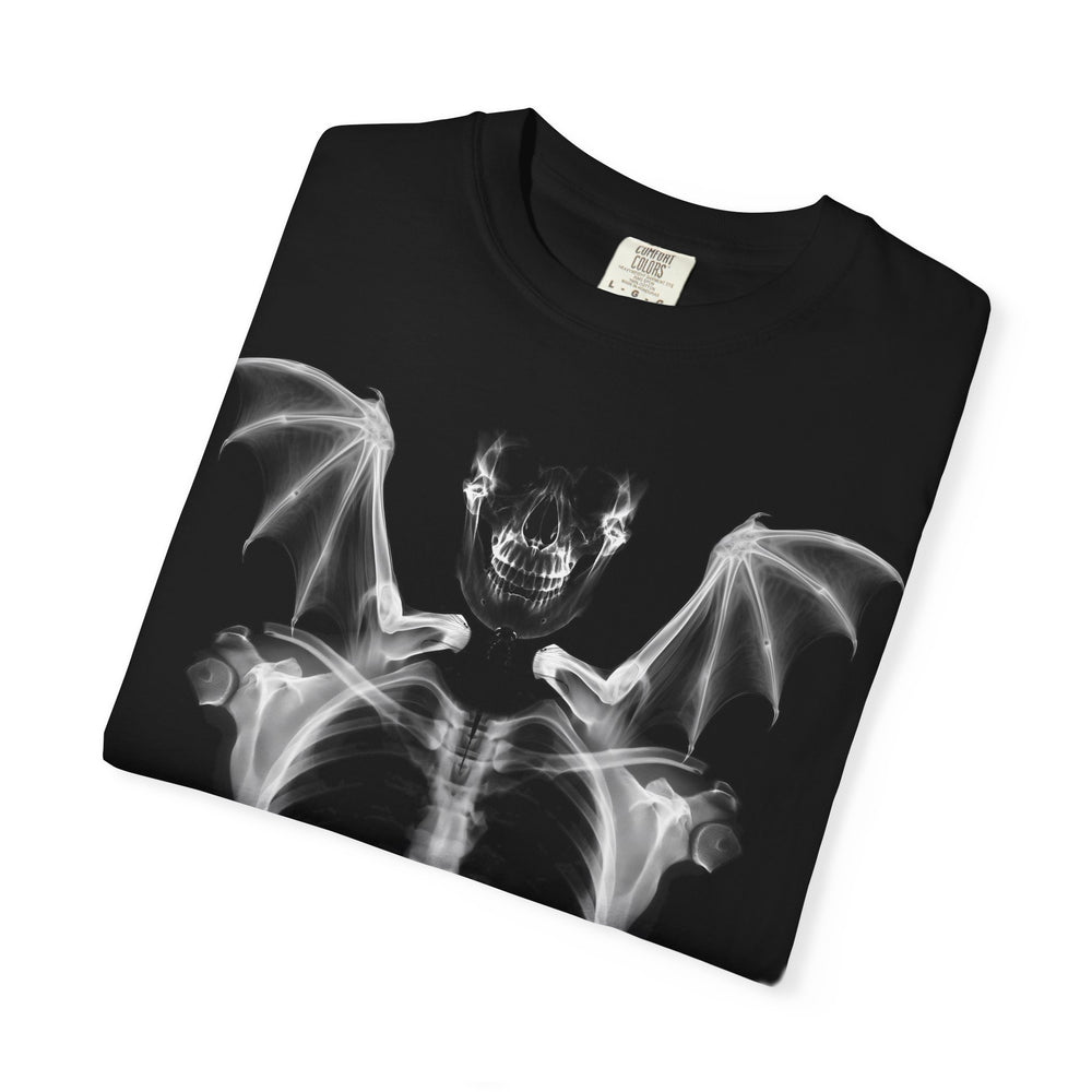 Bat Skeleton Mens WUNDERLAND Halloween Booteek Short Sleeve Tee
