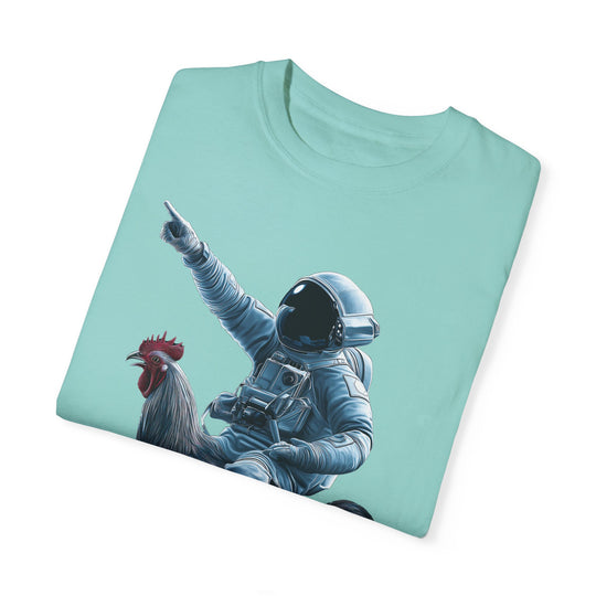 Chicken Run Astronaut Mens WUNDERLAND Short Sleeve Tee