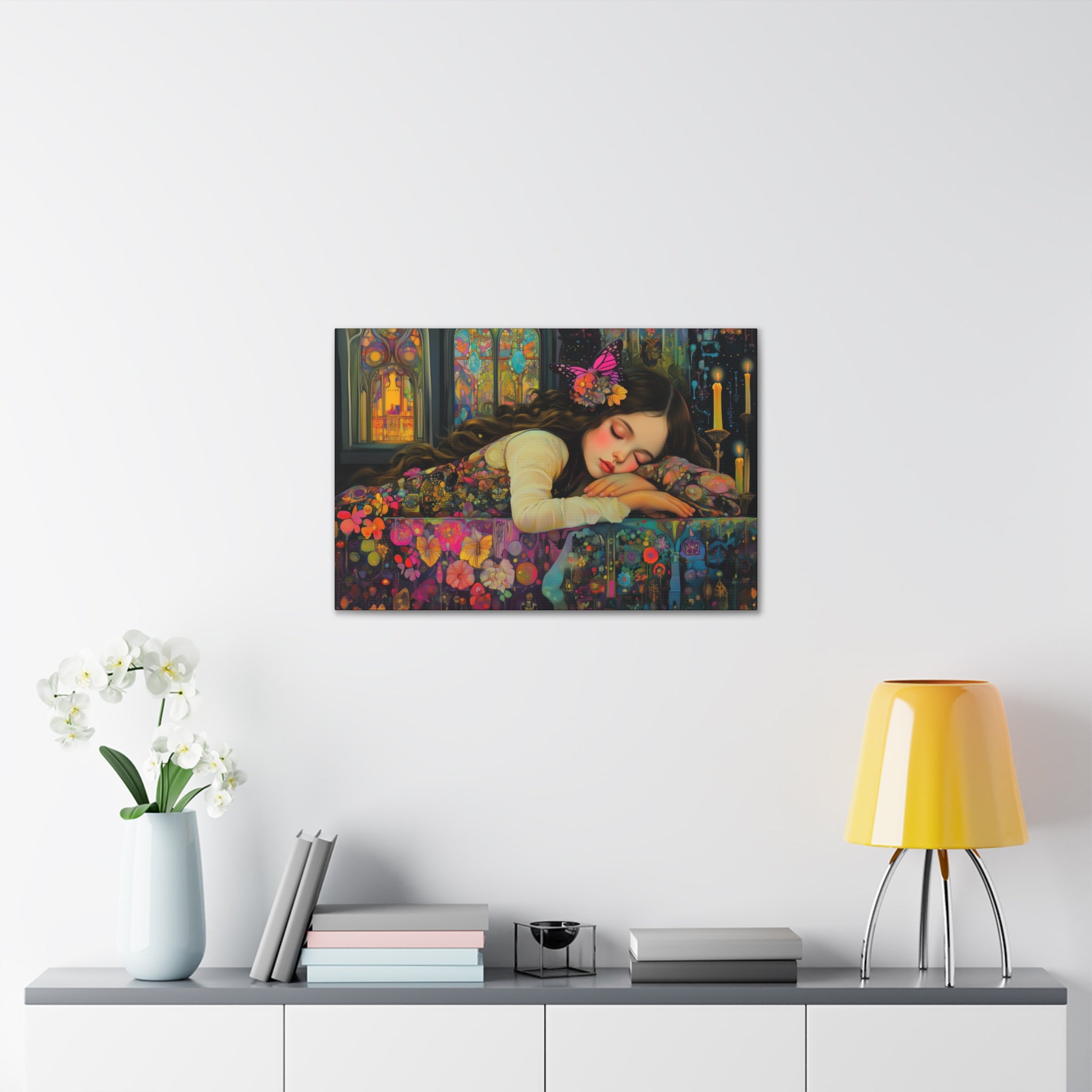 A Dream In Her Sleep Canvas Print