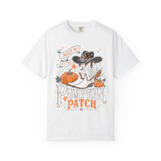 Meet Me At The Pumpkin Patch Womens WUNDERLAND Halloween Booteek Short Sleeve Tee