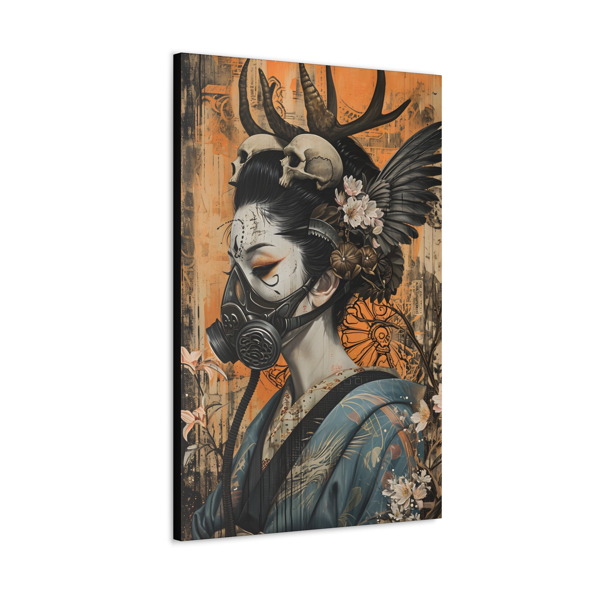 A Shy Kiss Canvas Print