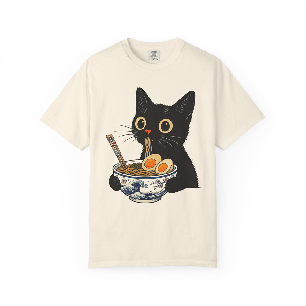 Ramen Nom Noms Kitty Womens L'Atomique Relaxed Fit Comfort Colors Graphic Tee
