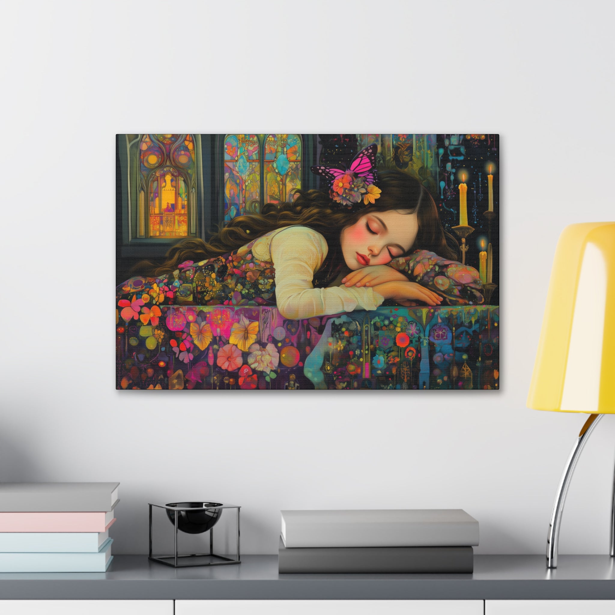 A Dream In Her Sleep Canvas Print