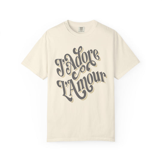 J'Adore L'Amour Womens L'Atomique Relaxed Fit Comfort Colors Graphic Tee