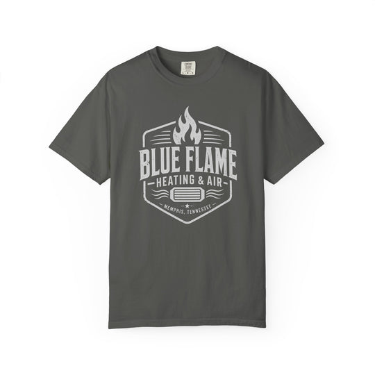 Blue Flame Heating &amp; Air Mens WUNDERLAND Heritage Short Sleeve Tee