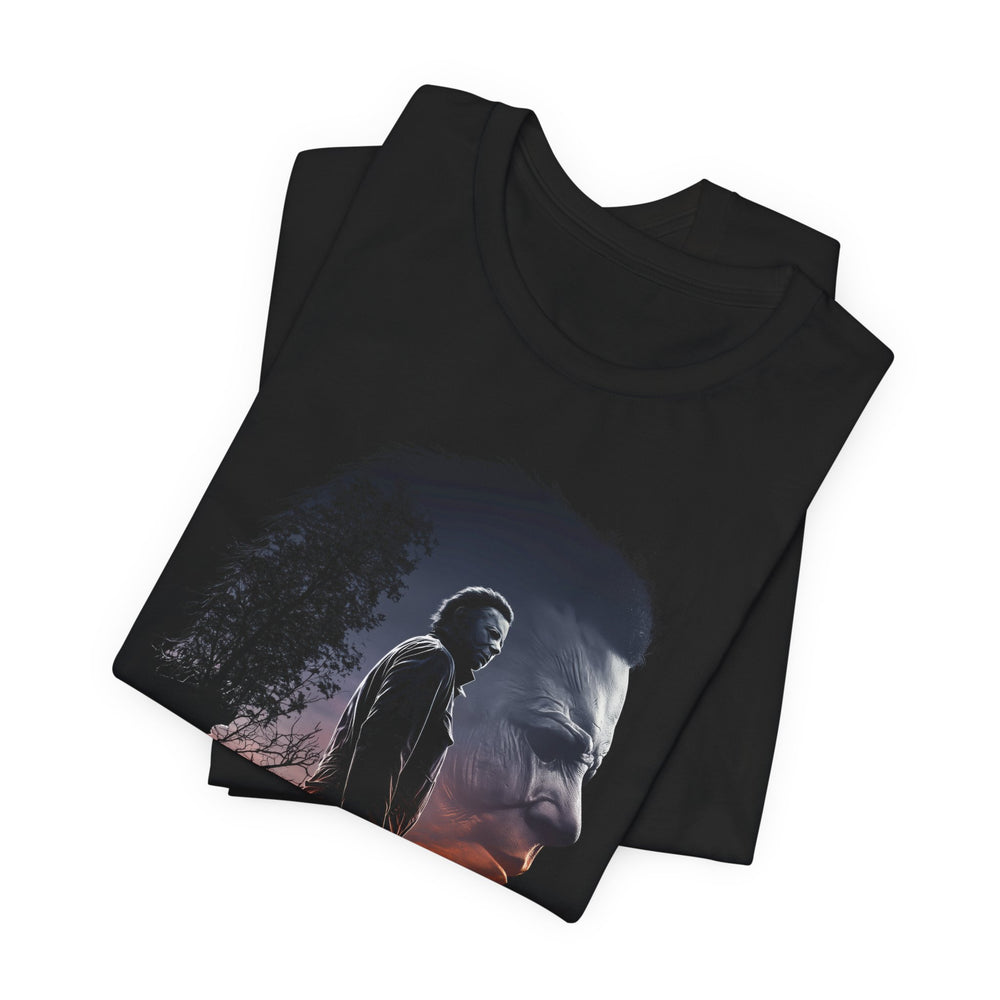 The Watcher Horror Movie Portrait Men's Halloween Classic Fit Tee