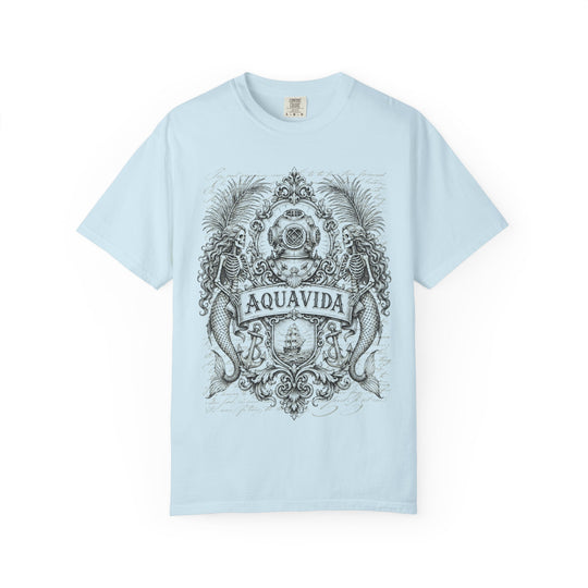 Diving To The Deep Mens AQUA VIDA Short Sleeve Tee