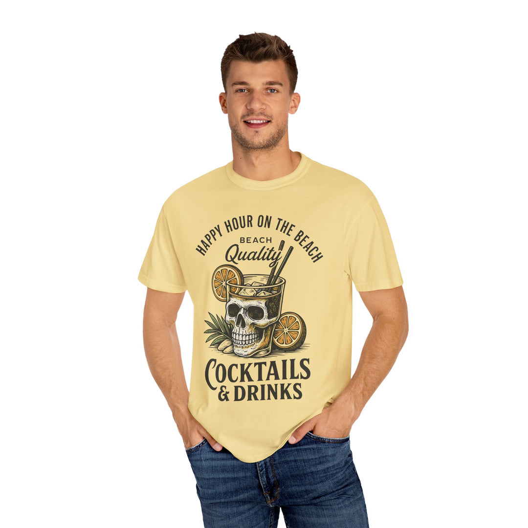 HAPPY HOUR BEACH COCKTAILS Mens WUNDERLAND Short Sleeve Tee