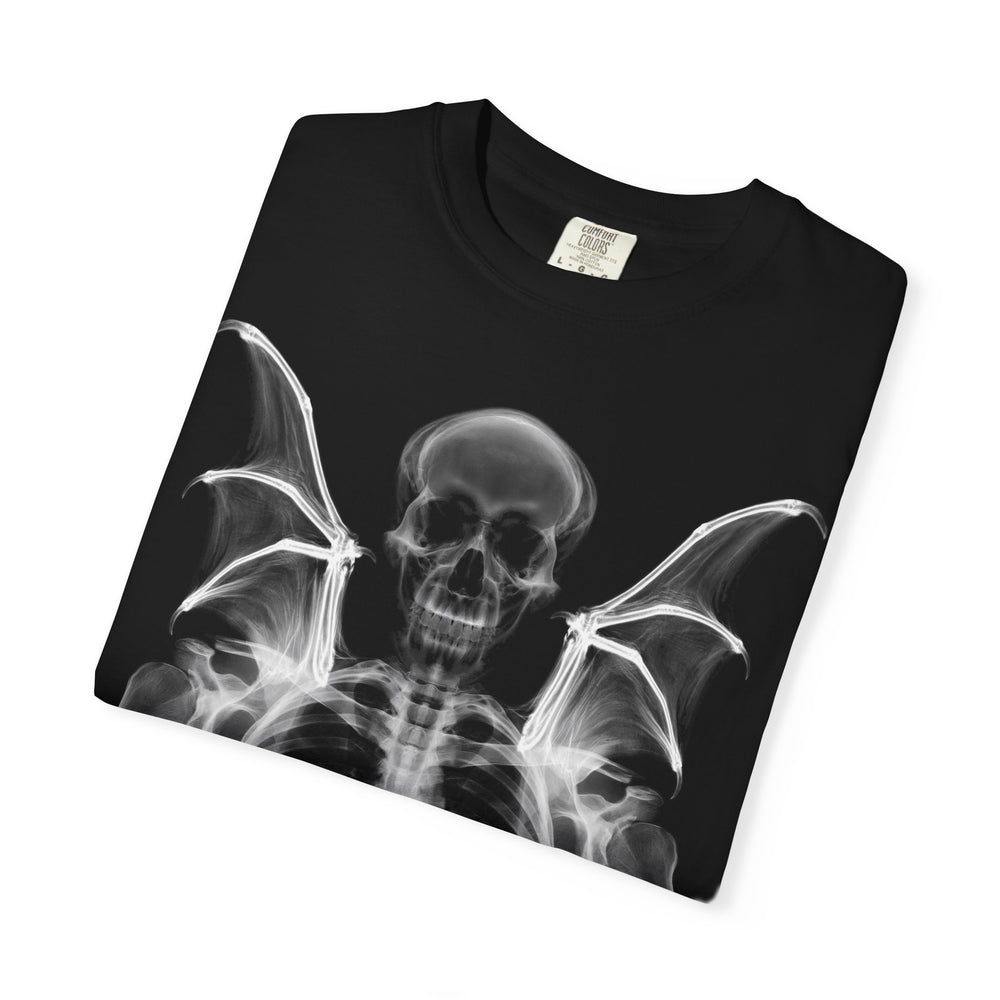 Bat Skeleton Mens WUNDERLAND Halloween Booteek Short Sleeve Tee