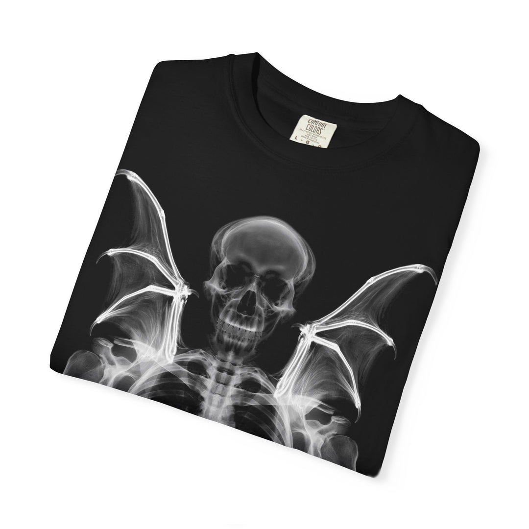 Bat Skeleton Mens WUNDERLAND Halloween Booteek Short Sleeve Tee