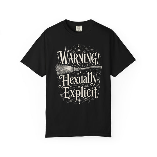Hexually Explicit Womens Witchy Witchcraft WUNDERLAND Halloween Booteek Short Sleeve Tee