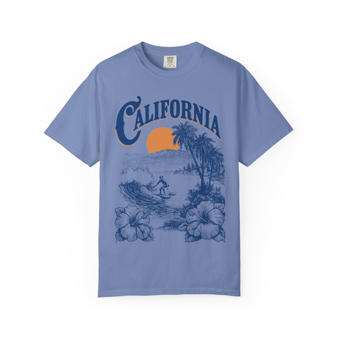 California Surf Vintage Mens WUNDERLAND Heritage Short Sleeve Tee