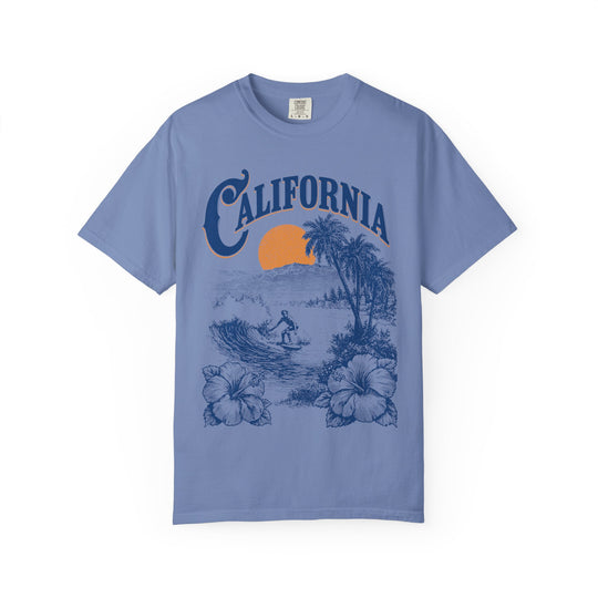 California Surf Vintage Mens WUNDERLAND Heritage Short Sleeve Tee