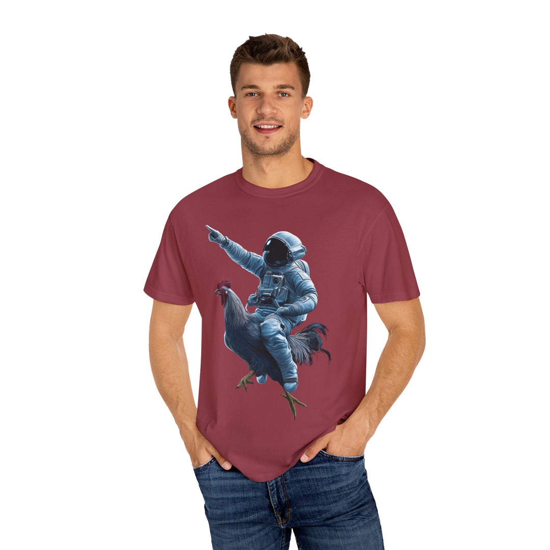 Chicken Run Astronaut Mens WUNDERLAND Short Sleeve Tee