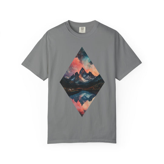 Diamond Mountain Landscape Mens WUNDERLAND Vibes Short Sleeve Tee