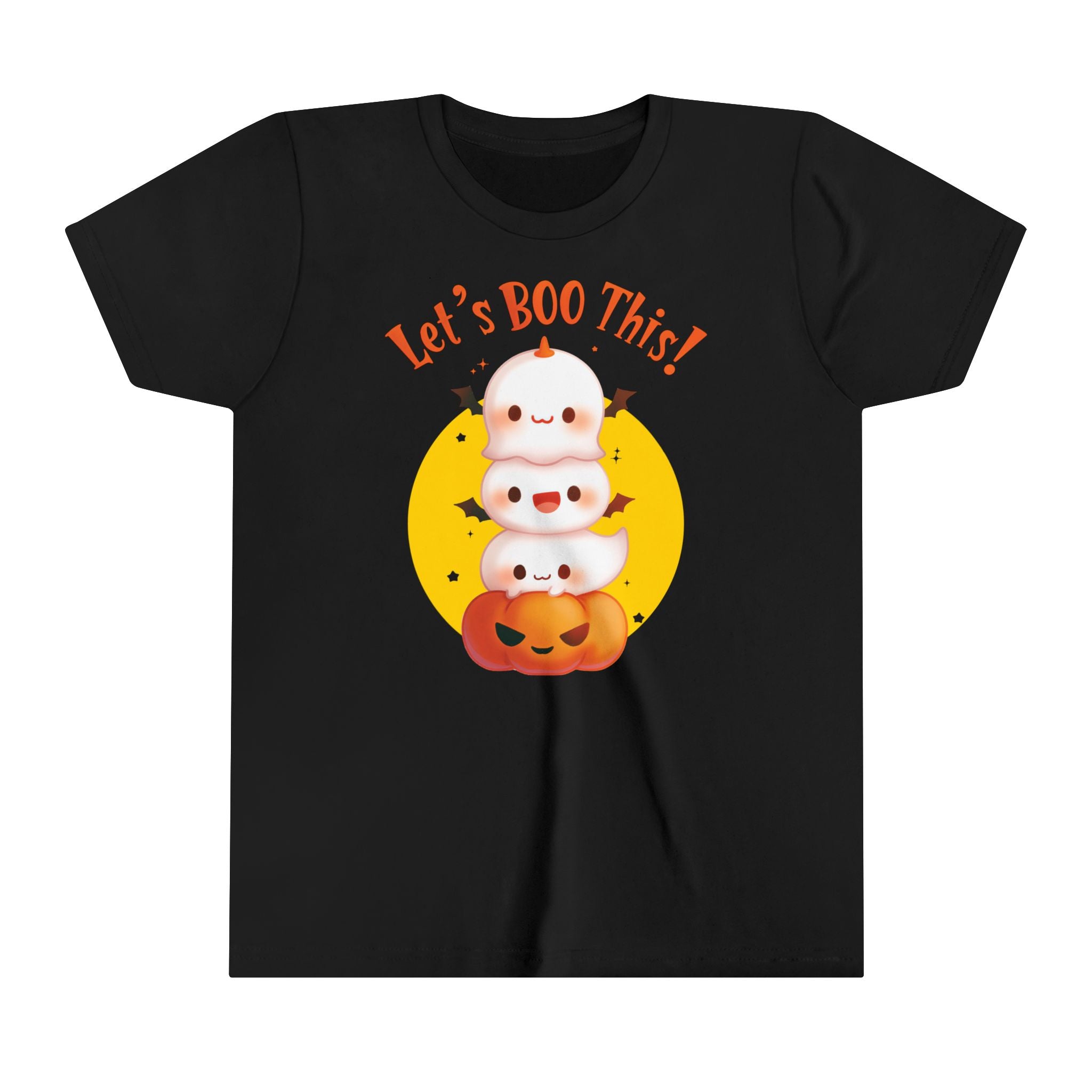 Let's Boo This! Girls Halloween Short Sleeve Tee