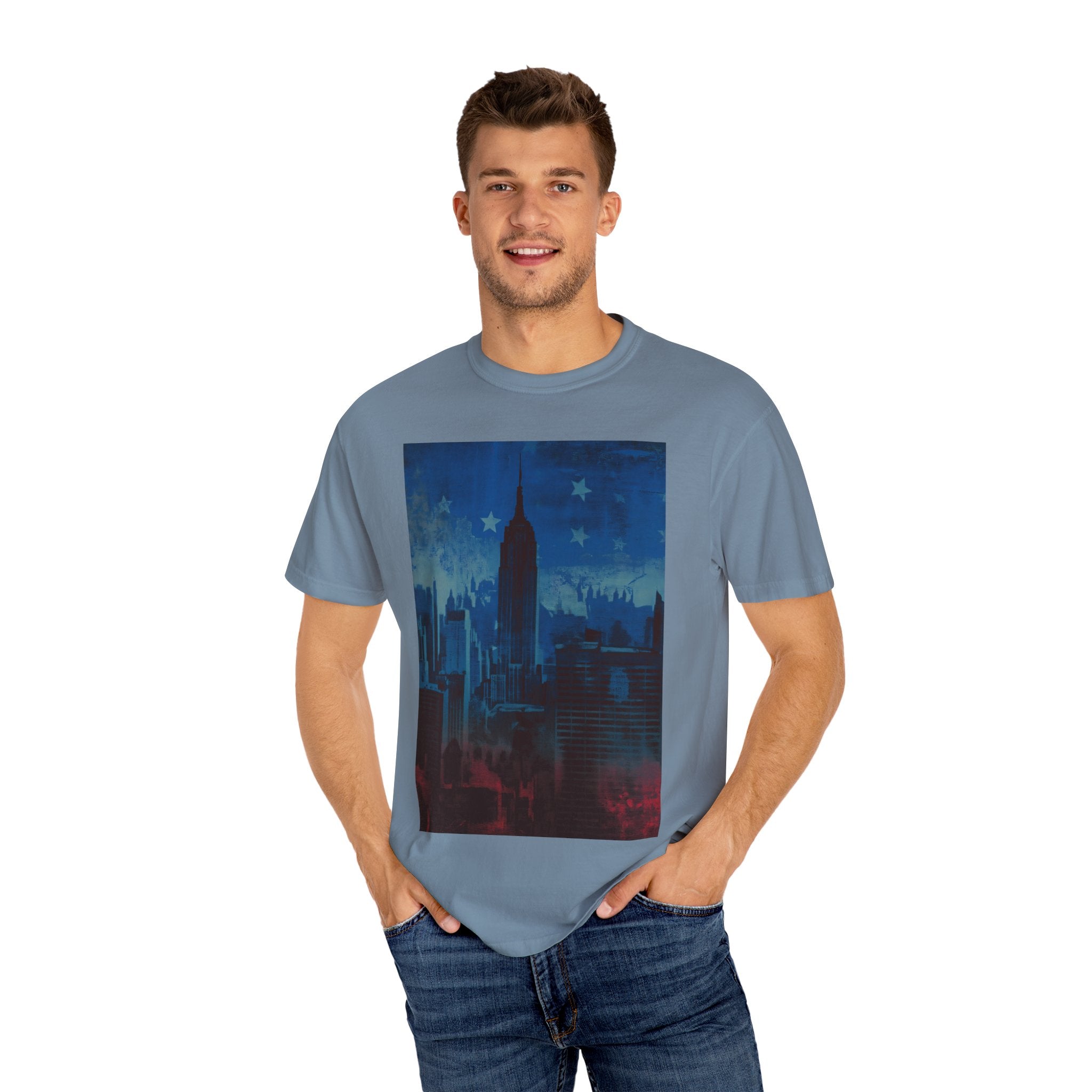 NYC USA Mens WUNDERLAND Short Sleeve Tee