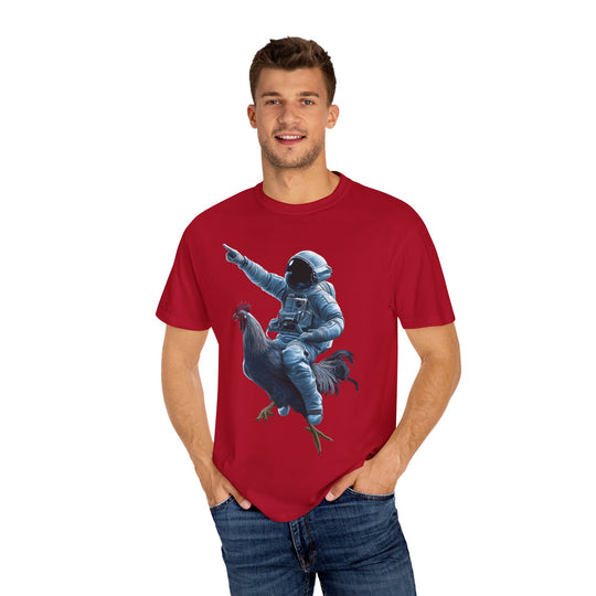 Chicken Run Astronaut Mens WUNDERLAND Short Sleeve Tee