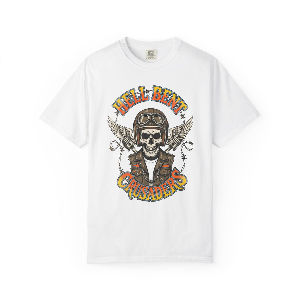 Hell Bent Crusaders MC Mens WUNDERLAND Heritage Short Sleeve Tee