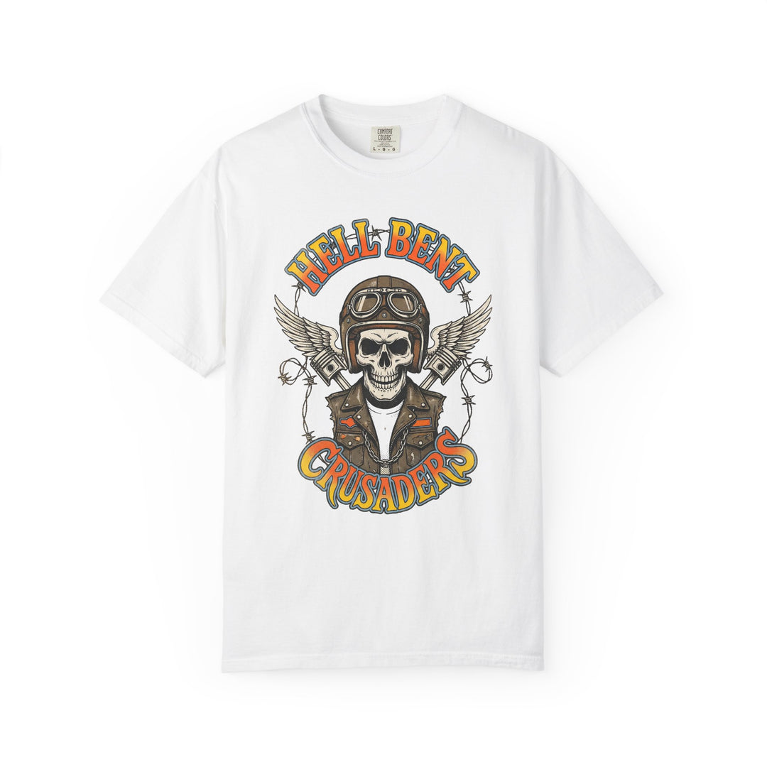 Hell Bent Crusaders MC Mens WUNDERLAND Heritage Short Sleeve Tee