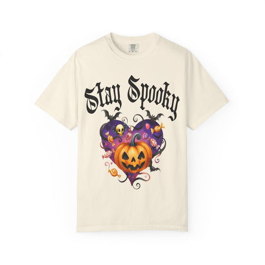 Stay Spooky Gothic Pumpkin Heart Womens WUNDERLAND Backyard Dept Halloween Booteek Short Sleeve Tee