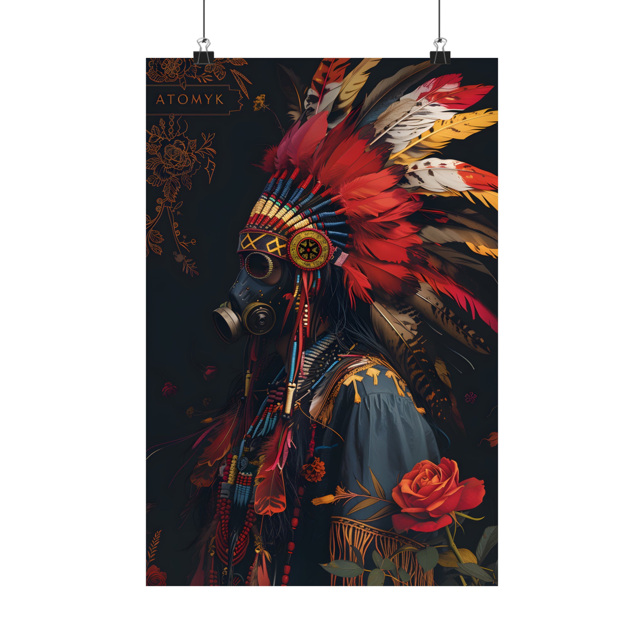 Native Days Atomyk POP Premium Matte Vertical Poster