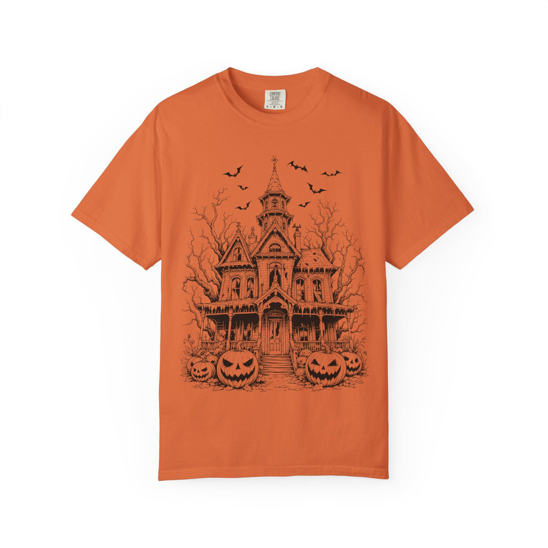 Spooky Haunted House Womens WUNDERLAND Halloween Booteek Short Sleeve Tee