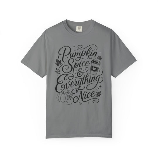 Pumpkin Spice &amp; Everything Nice Womens WUNDERLAND Halloween Booteek Short Sleeve Tee