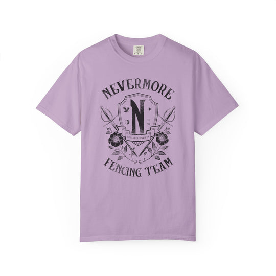 Nevermore Fencing Team Womens WUNDERLAND Backyard Dept Halloween Booteek Short Sleeve Tee