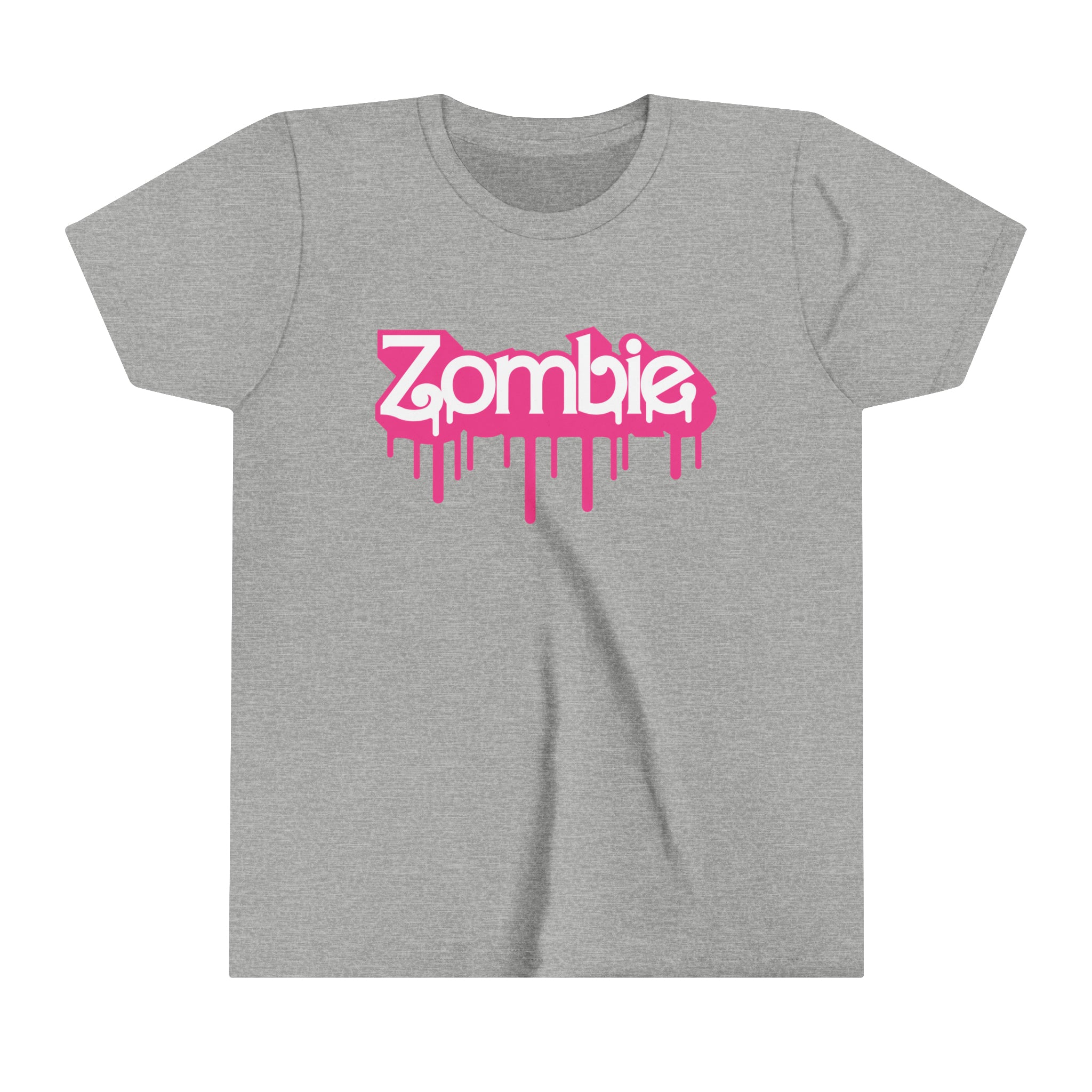 ZOMBIE LOGO Girls Halloween Short Sleeve Tee