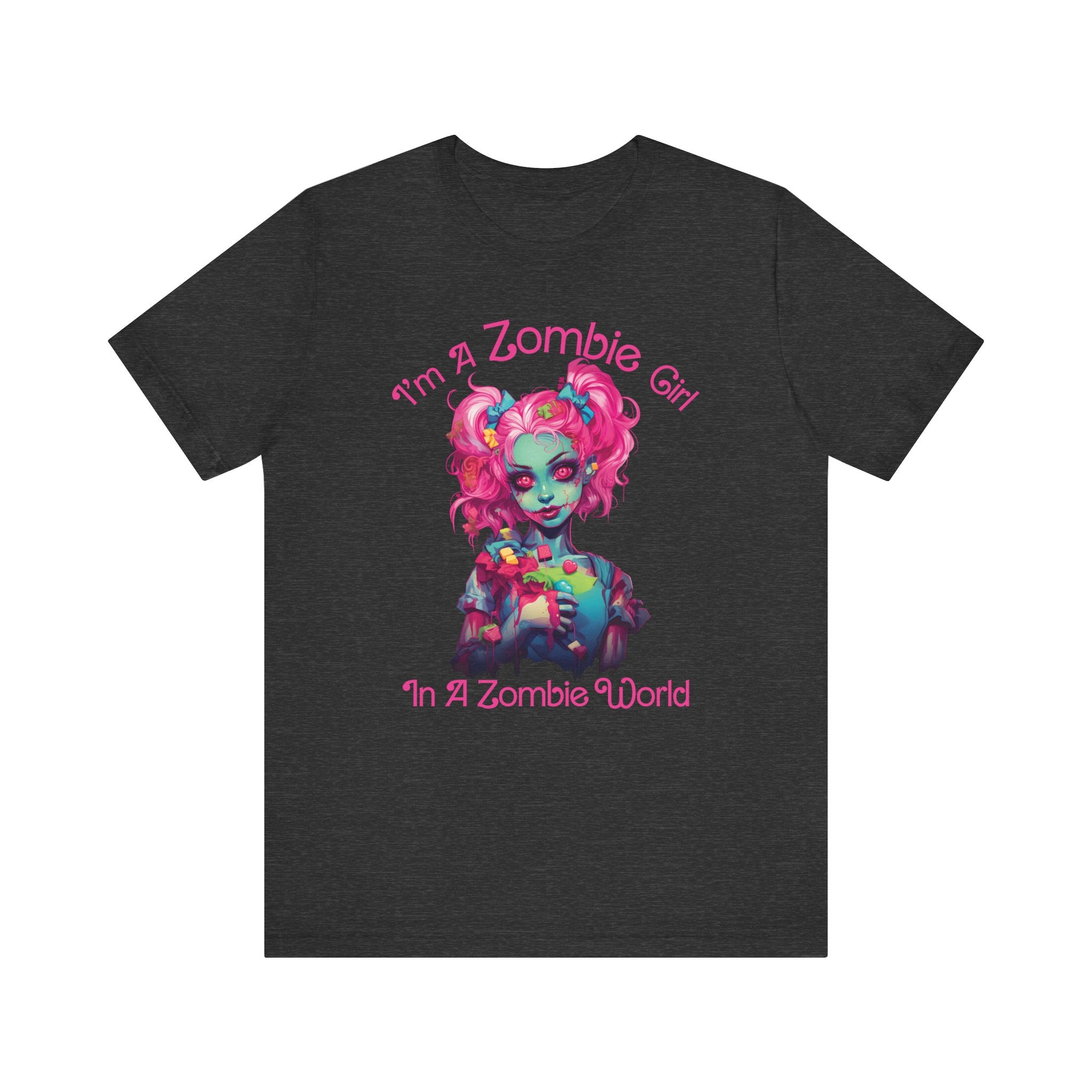 I’m a Zombie Girl Womens Halloween Booteek Jersey Short Sleeve Tee