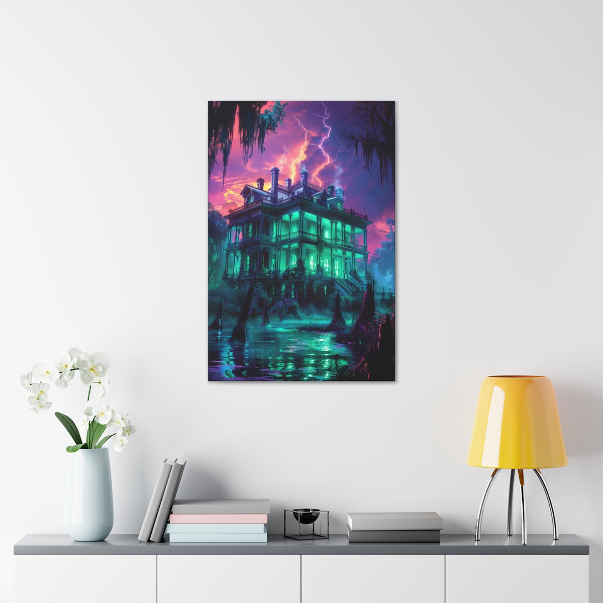 The Haunted Swamp Canvas Print